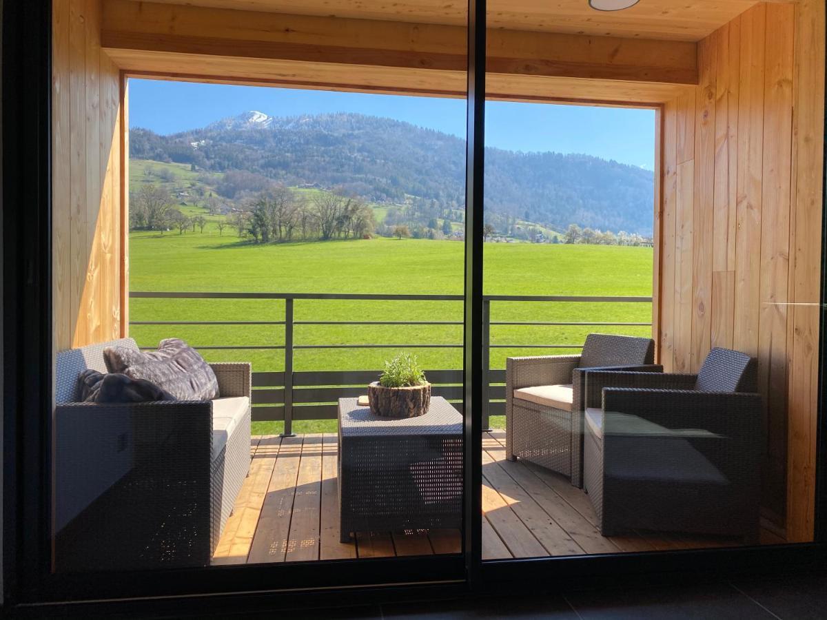 Gite De Charme Avec Jacuzzi #Calme #Cosy Viuz-en-Sallaz Exterior foto